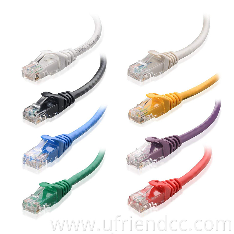 Ethernet Network Cable Cat5e Cat6 7 RJ45 Internet Patch Lead Wholesale 0.25m To 50m